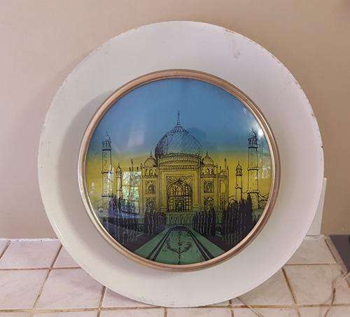 VINTAGE BUBBLE GLASS WALL LIGHT
