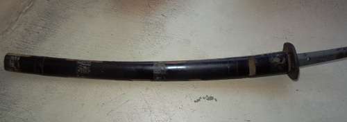 ORIGINAL ANTIQUE JAPANESE WAKIZASHI 57 CM SHORT SWORD WITH FULL HAMON BLADE
