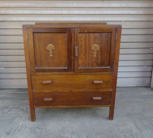 VINTAGE OAK WASH STAND