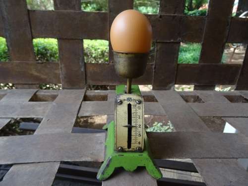 VINTAGE SALTER'S EGG SCALE