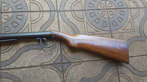 CIRCA 1870 ANTIQUE VERY RARE MILITIA GERMANY AIR RIFLE SERIAL NUMBER NO19