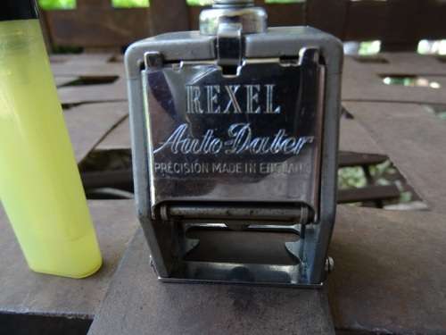 VINTAGE REXEL DATE STAMP