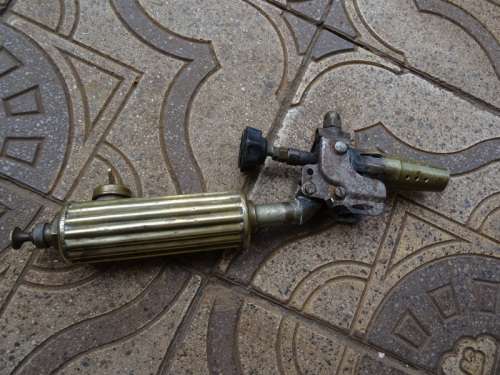VINTAGE OPTIMUS SWEDEN STRAIGHT BLOW TORCH