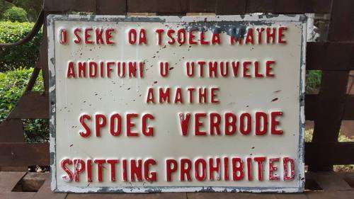 VINTAGE SWIMMING POOL EMBOSSED PRESSED SIGN