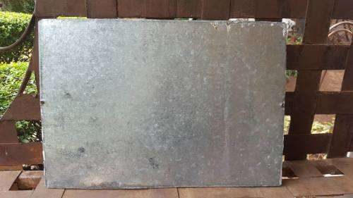VINTAGE SWIMMING POOL EMBOSSED PRESSED SIGN