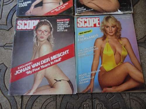 4 X 1982 SCOPE MAGAZINES.