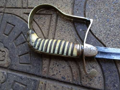 1805 PATTERN GEORGIAN NAVAL SWORD 645 MM
