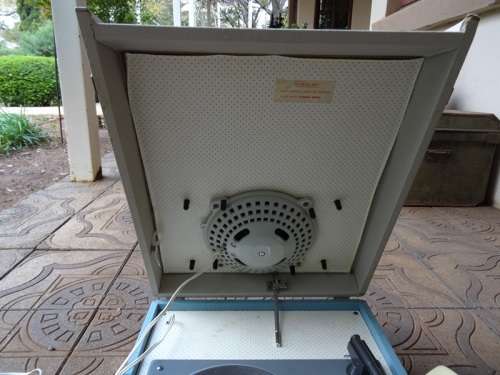1960'S GALLO GALAXY PORTABLE RADIO RECORD PLAYER BY GERRARD