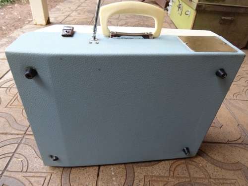 1960'S GALLO GALAXY PORTABLE RADIO RECORD PLAYER BY GERRARD