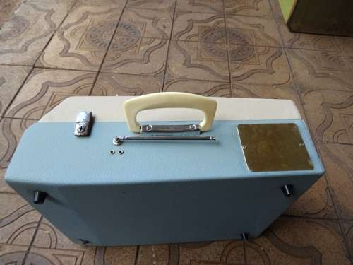 1960'S GALLO GALAXY PORTABLE RADIO RECORD PLAYER BY GERRARD