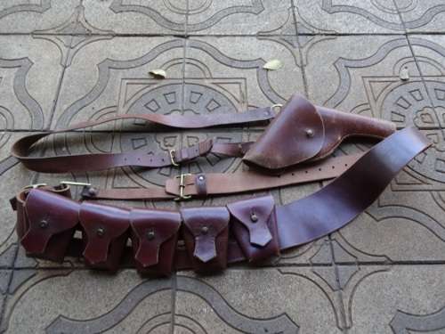 P1903 BRITISH CAVALRY BANDOLEER AND HOLSTER