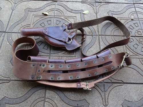 P1903 BRITISH CAVALRY BANDOLEER AND HOLSTER