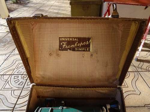 VINTAGE FRANKOPOST SIMPLE MACHINE WORKING CONDITION.