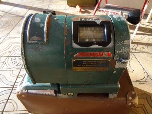 VINTAGE FRANKOPOST SIMPLE MACHINE WORKING CONDITION.