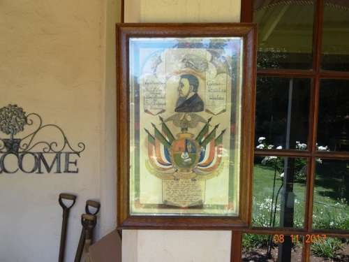 ANGLO BOER WAR ST HELENA POW ART PIECE