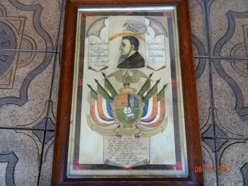 ANGLO BOER WAR ST HELENA POW ART PIECE