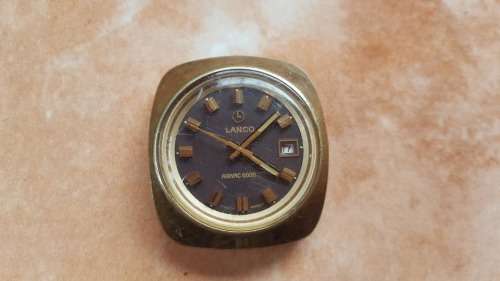 VINTAGE LANCO AIRVAC 6000 AUTOMATIC WATCH. RUNNER