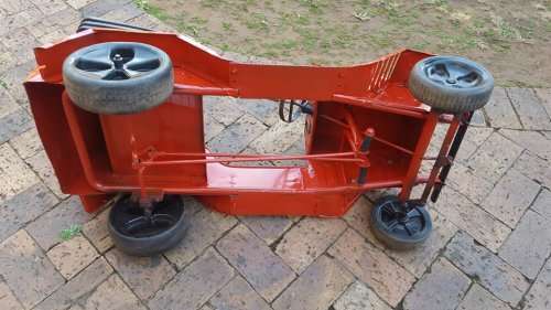VINTAGE TINPLATE PEDAL CAR