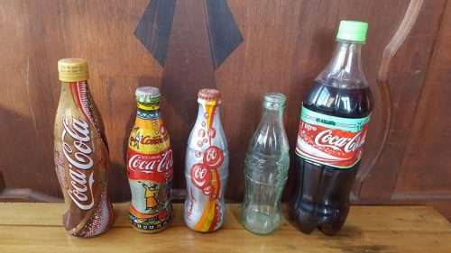 VINTAGE   COCA-COLA ASSORTMENT BOTTLES