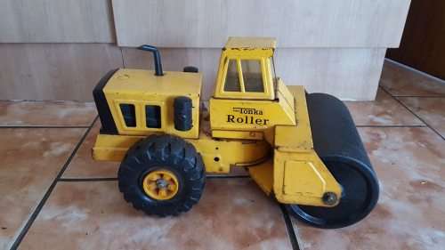 LARGE VINTAGE TONKA ROLLER TIN