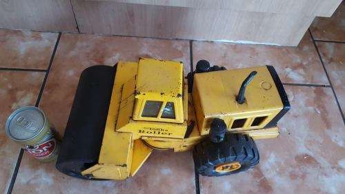 LARGE VINTAGE TONKA ROLLER TIN