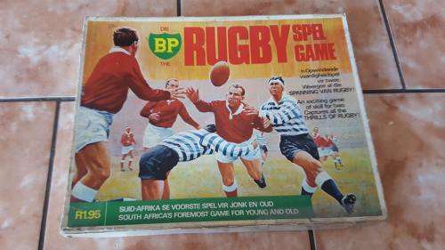 1968 BP RUGBY BOARD GAME