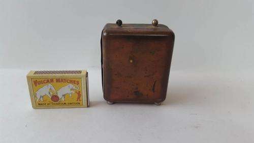 VINTAGE TRAVEL CLOCK MADE IN GERMANY