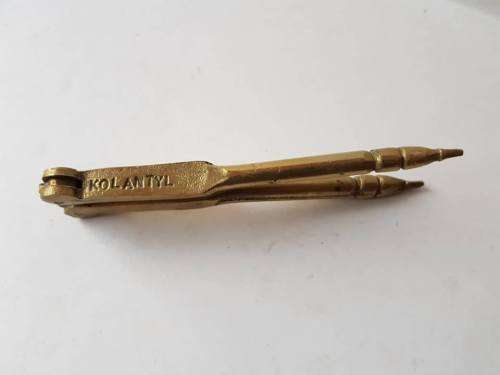 VINTAGE SOLID BRASS MEDICAL NUTCRACKER