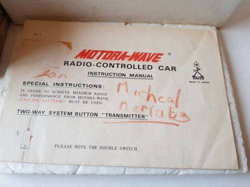 1970`S PORSCHE 917K  1/24 RADIO CONTROL CAR FROM JAPAN. WORKING CONDITION.