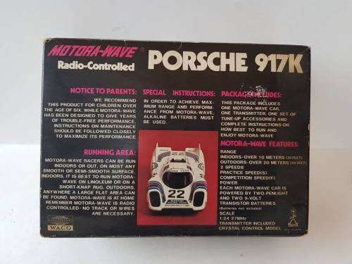 1970`S PORSCHE 917K  1/24 RADIO CONTROL CAR FROM JAPAN. WORKING CONDITION.