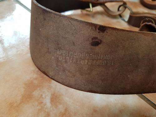 1960'S SAM BROWNE BANDOLEER 5 POCKET