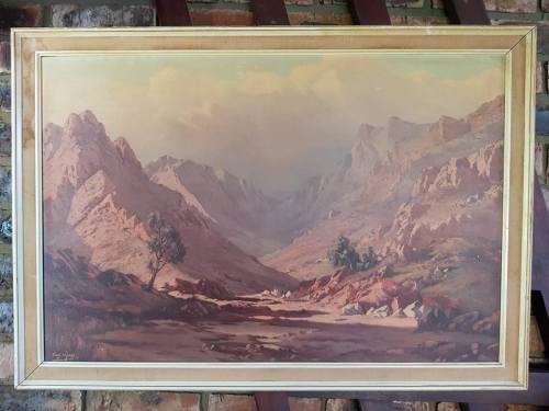 TINUS DE JONGH CANVAS PRINT 820 X 545 MM