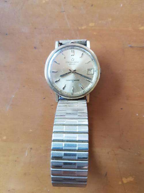 1960`S ETERNA MATIC 2000 CENTENAIRE 71 SWISS GOLD CAPPED WATCH