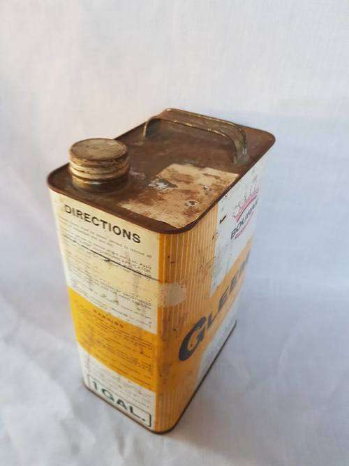 VINTAGE 1 GALLON BOURNE GLEEM CAN