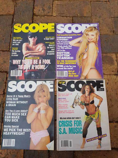 VINTAGE SCOPE MAGAZINES LOT