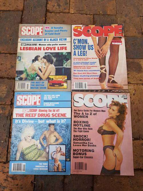 VINTAGE SCOPE MAGAZINES LOT
