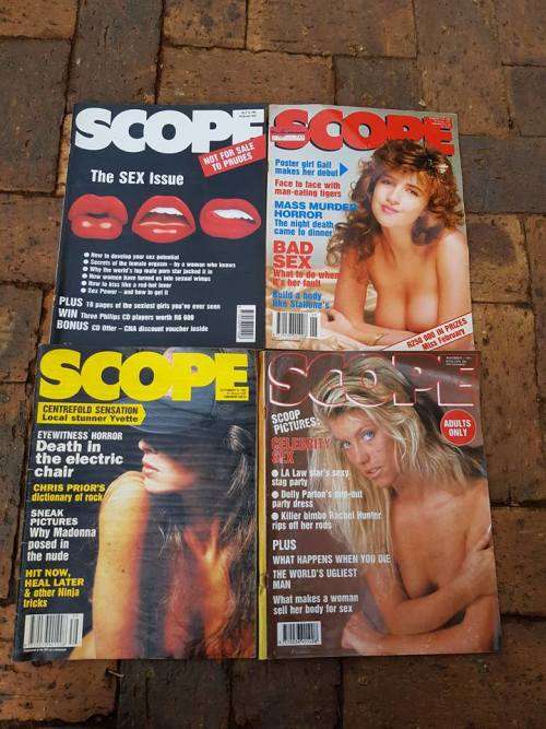 VINTAGE SCOPE MAGAZINES LOT