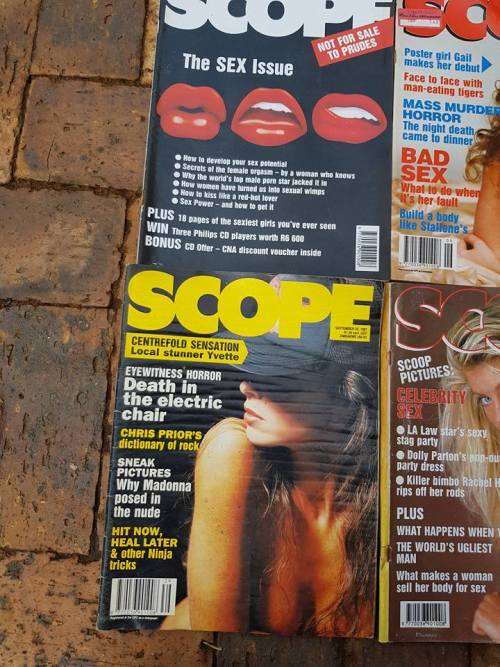 VINTAGE SCOPE MAGAZINES LOT
