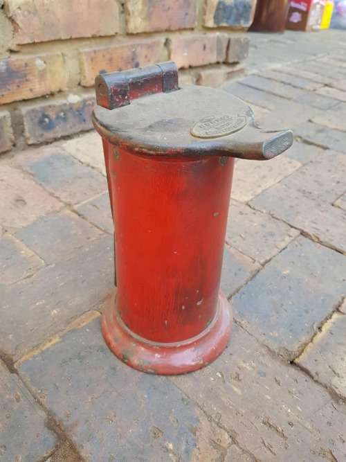 ANTIQUE CAST IRON SAR RAILWAY TICKET MARKING MACHINE