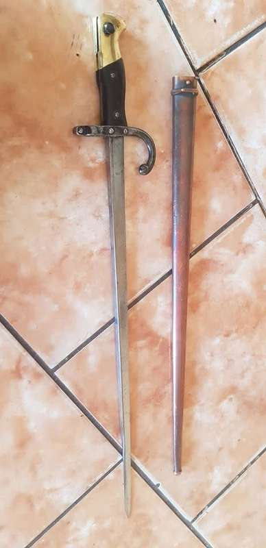 1886 FRENCH GRAS SWORD BAYONET