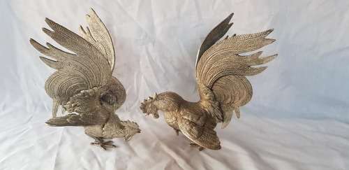 ITALIAN FIGHTING COCKS 240 MM HIGH