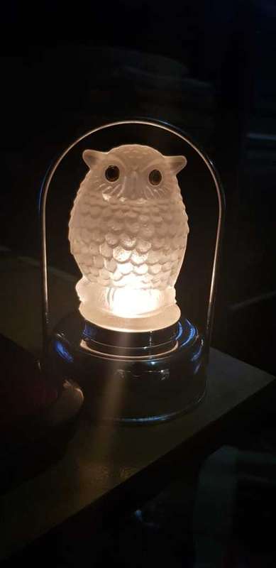 OLD BOXED FROSTED GLASS SMALL LANTERNS PRICE PER EACH