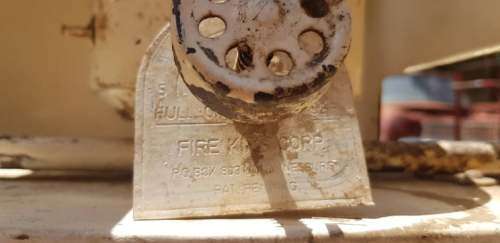VINTAGE ENAMEL PARAFFIN STOVE.