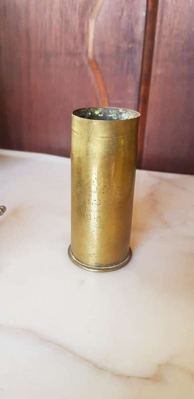 1906 ZULULAND BATTLE OF MOME POM POM SHELL
