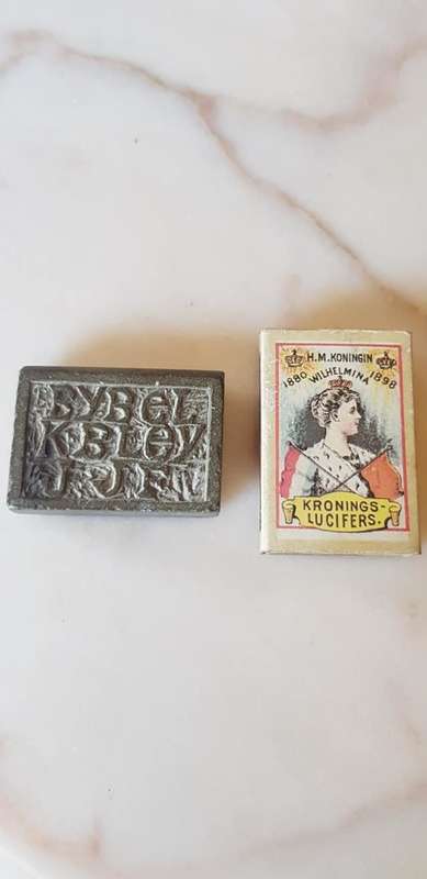 1915 WW1 SMALL STONE CARVED BIBLE