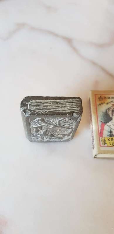 1915 WW1 SMALL STONE CARVED BIBLE
