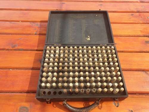 RARE ANTIQUE PATHOMETRIC SET WITH CONTENTS