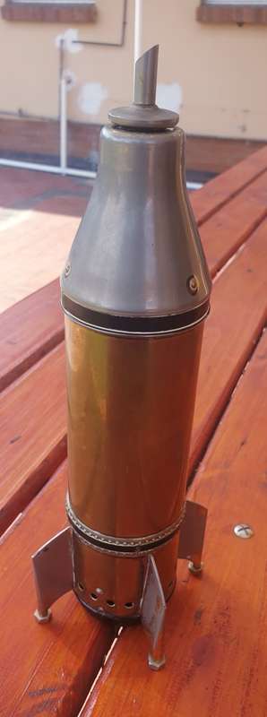 VINTAGE ROCKET DECANTER