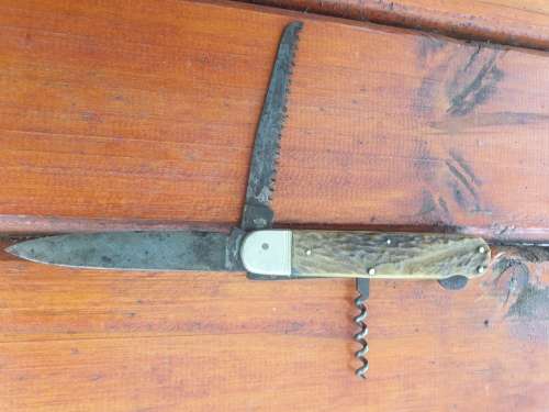 RARE WEIDMANNSHEIL GERMANY STAG POCKET KNIFE