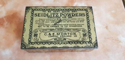 VERY OLD SEIDLITZ  POWDERS TIN